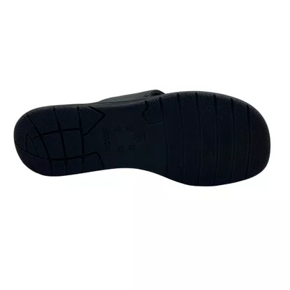 Tamanco Comfortflex Preto com Detalhe Dourado 2680401