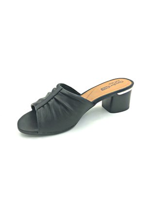 Tamanco Comfortflex Preto Salto Grosso 2052401