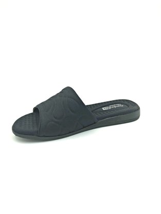 Tamanco Comfortflex Rasteira Slide Tecido Preto 2044401