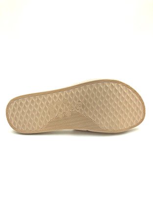 Tamanco Comfortflex Rasteira Slide Tecido Rosê 2044402