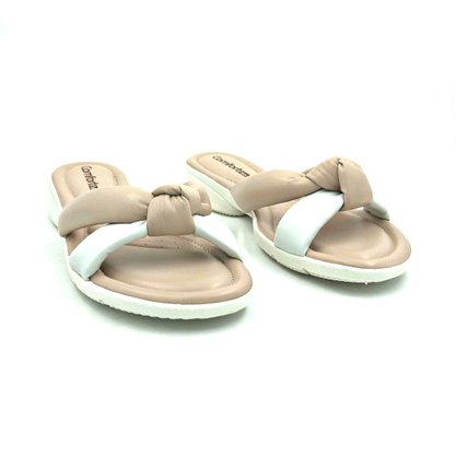 Tamanco Comfortflex Salto Baixo Gelo com Nó 2181403