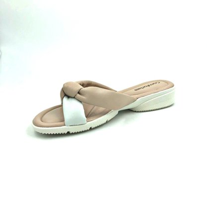 Tamanco Comfortflex Salto Baixo Gelo com Nó 2181403