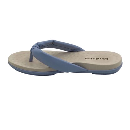 Tamanco Comfortflex Tiras Largas Azul 2340402