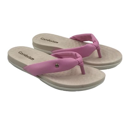 Tamanco Comfortflex Tiras Largas Rosa 2340402