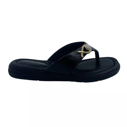 Tamanco Conforto Comfortflex Preto 2580401