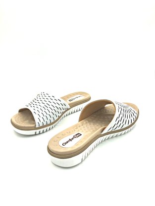 Tamanco Flats Comfortflex Branco 2045403