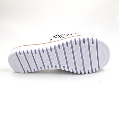 Tamanco Flats Comfortflex Branco 2145403