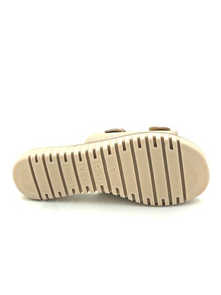 Tamanco Flats Comfortflex Nude Fivela 2045404