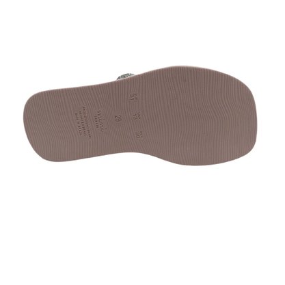 Tamanco Mini Sua Cia Flatform com Brilho Rosa 51913