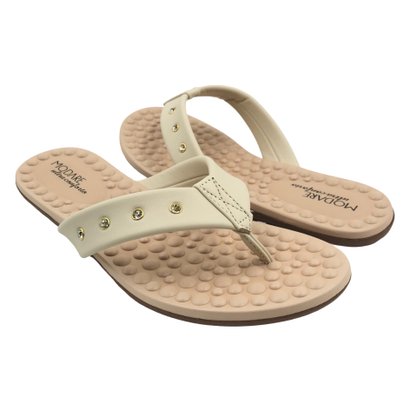 Tamanco Modare com Palmilha Massageadora Off White 7163118