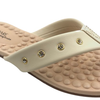 Tamanco Modare com Palmilha Massageadora Off White 7163118