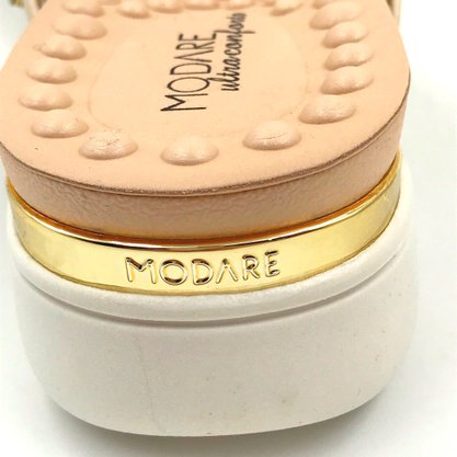 Tamanco Modare Creme com Palmilha Massageadora 7151115