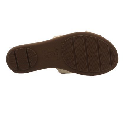Tamanco Modare Palmilha Massageadora Creme 7163105