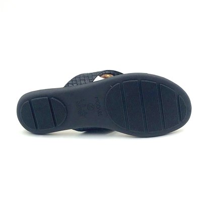Tamanco Modare Preto com Palmilha Massageadora 7163100