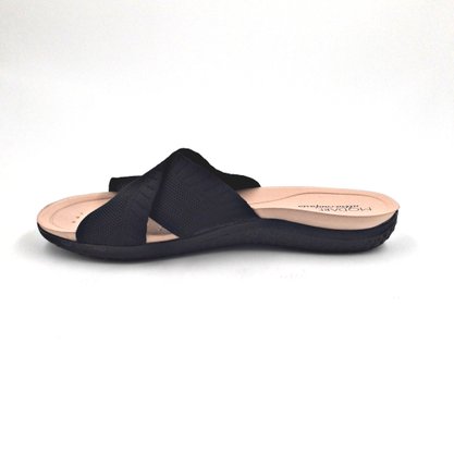 Tamanco Modare Tecido Preto Ultra Conforto 7125230