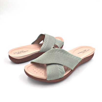 Tamanco Modare Tecido Verde Ultra Conforto 7125230