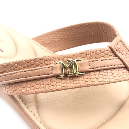 Tamanco Modare Ultra Conforto Anabela Nude 7199104