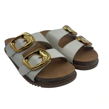 Tamanco Papete Beira Rio Fivela Off White 8523116