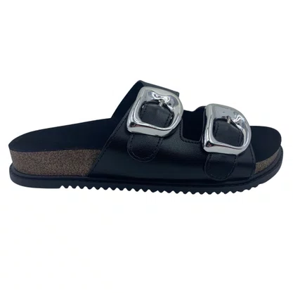 Tamanco Papete Beira Rio Fivela Preto 8523116