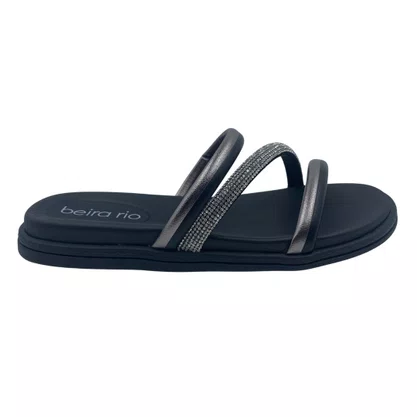 Tamanco Papete com Strass Beira Rio Preta 8488108
