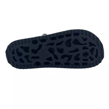 Tamanco Papete Miss Love com Brilho Preto PP902