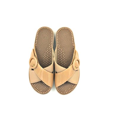 Tamanco Piccadilly Anabela Nude Conforto Spa 568030