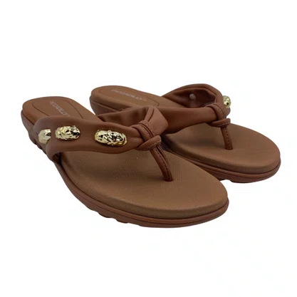 Tamanco Piccadilly com Enfeite Marrom 523006