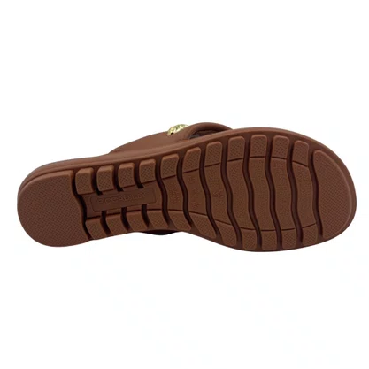 Tamanco Piccadilly com Enfeite Marrom 523006