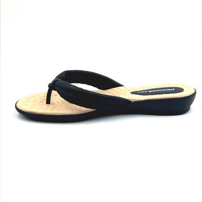 Tamanco Piccadilly com Palmilha Massageadora Preto 500324