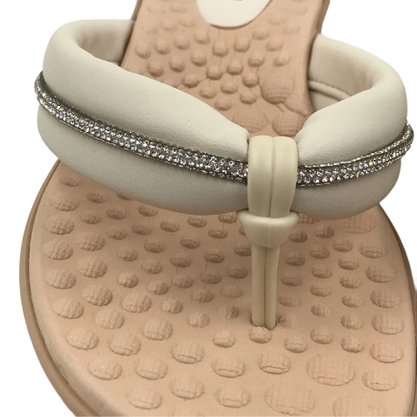 Tamanco Piccadilly com Strass Off White 500345