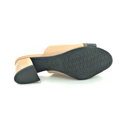 Tamanco Piccadilly Nude Salto Grosso Conforto 542104