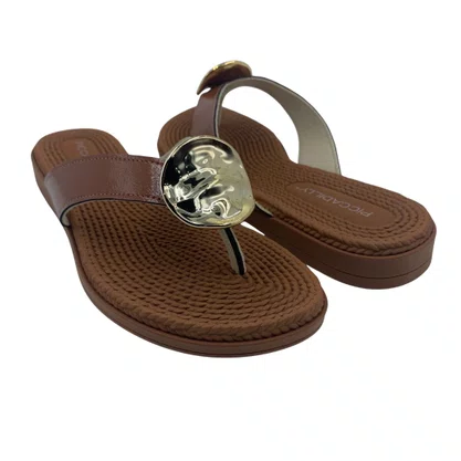 Tamanco Rasteiras Conforto Piccadilly Marrom 513030
