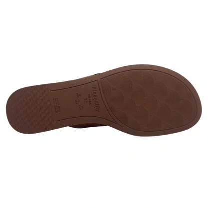 Tamanco Rasteiras Conforto Piccadilly Marrom 513030