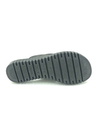 Tamanco Rasteiro Comfortflex Couro Preto 2045401