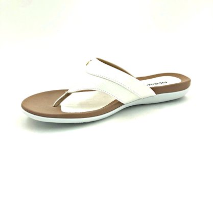 Tamanco Rasteiro Piccadilly Branco Anatômico 463018