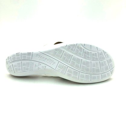Tamanco Rasteiro Piccadilly Branco Anatômico 463018
