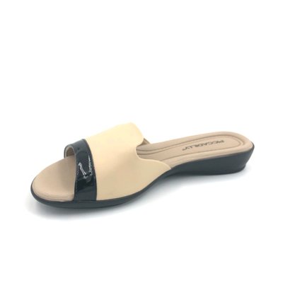 Tamanco Rasteiro Piccadilly Creme 500237