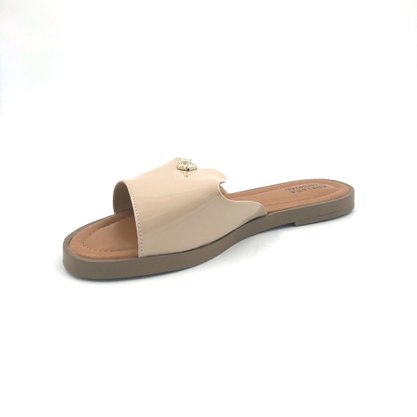 Tamanco Slaide Tamanho Especial 38 a 42 Amêndoa 61074