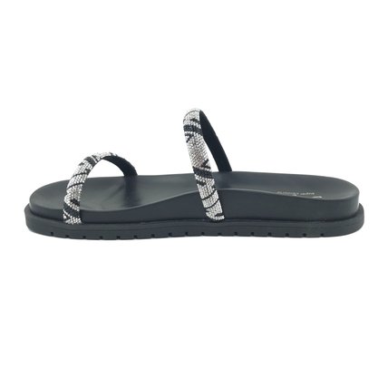 Tamanco Softli Papete com Strass Preto 1001210048