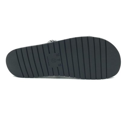 Tamanco Softli Papete com Strass Preto 1001210048