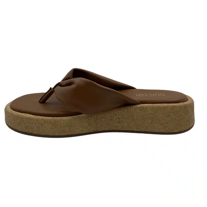 Tamanco Sua Cia Flat Form Marrom 4cm 16757