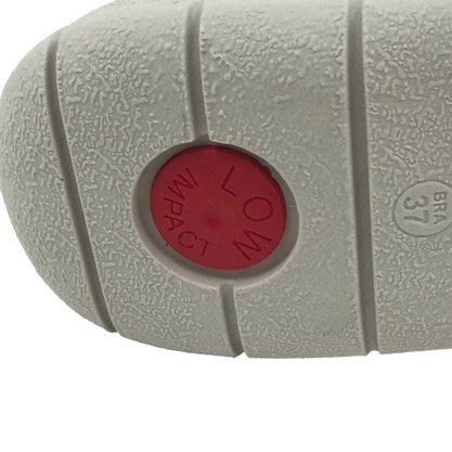Tamanco Usaflex Couro Palmilha Massageadora Bege 0315