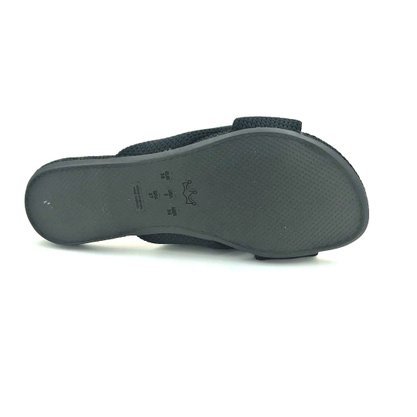 Tamanco Valentina Preto Tecido Tamanho 41 e 42 Conforto
