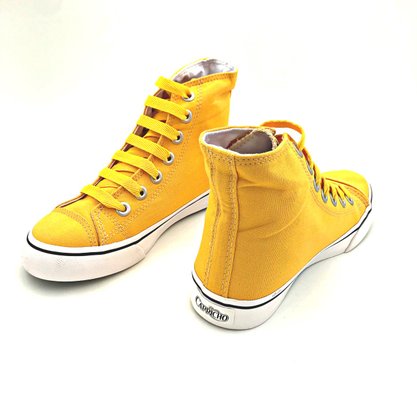 Tênis Abotinado Capricho Amarelo Canvas CP0655