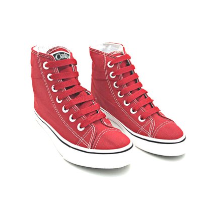 Tênis Abotinado Capricho Vermelho Canvas CP0655