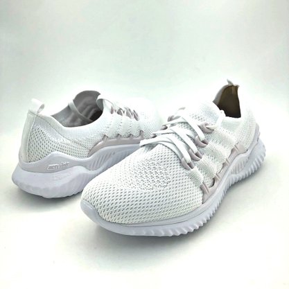 Tênis Actvitta Feminino Tecido Knit Branco 4802.108