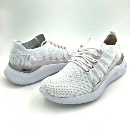 Tênis Actvitta Masculino Tecido Knit Branco 4901.107