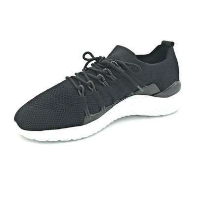 Tênis Actvitta Masculino Tecido Knit Preto/Branco 4901107