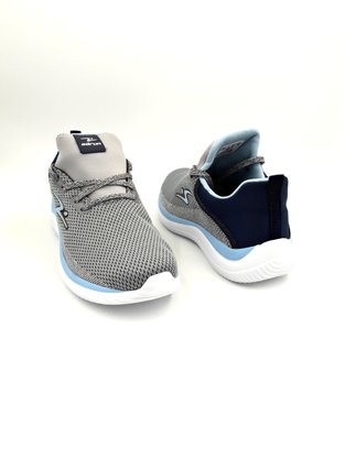 Tênis Adrun Feminino Cinza/Azul Fit