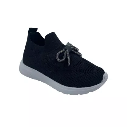 Tênis Baby Mini Sua Cia Knit Sola em EVA com Laço 782
